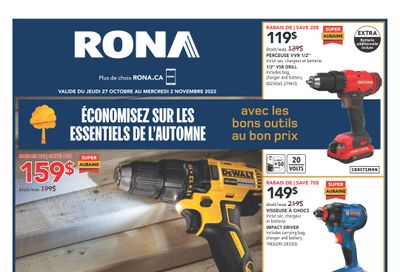 Rona (QC) Flyer October 27 to November 2