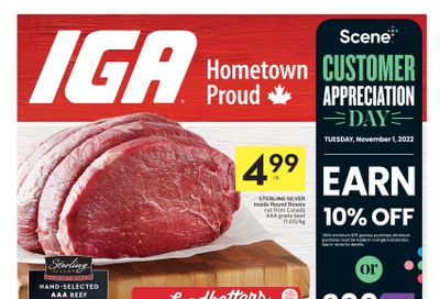 IGA (SK, MB & ON) Flyer October 27 to November 2