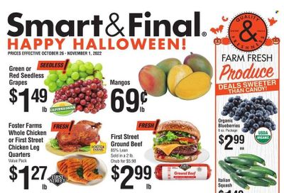 Smart & Final (AZ, CA) Weekly Ad Flyer Specials October 26 to November 1, 2022