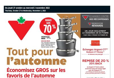 Canadian Tire (QC) Flyer October 27 to November 2