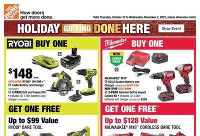 Home Depot (BC) Flyer October 27 to November 2