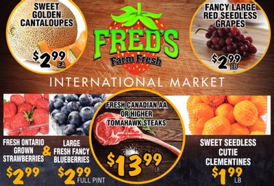Fred's Farm Fresh Flyer October 26 to November 1
