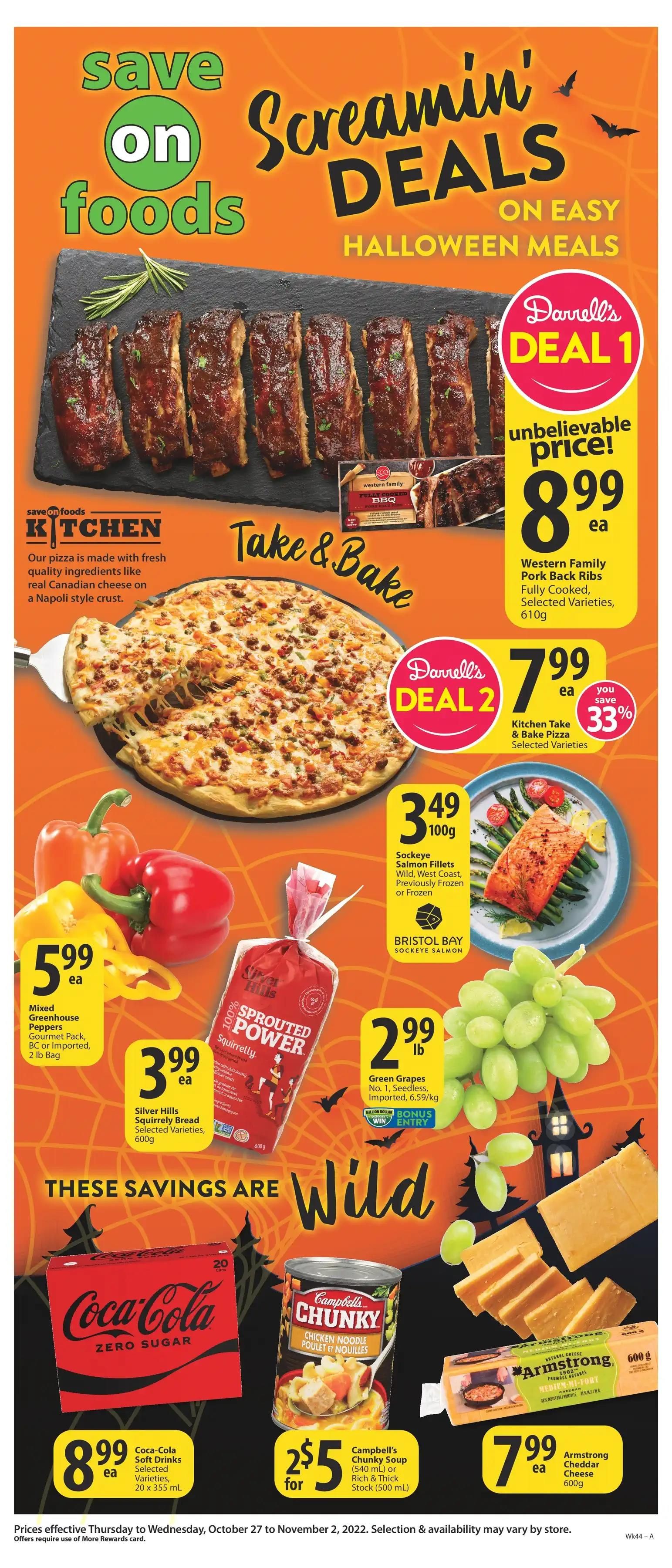 Save On Foods BC Flyer October 27 To November 2