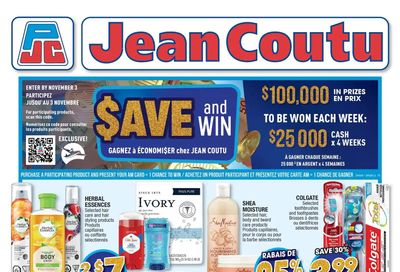 Jean Coutu (NB) Flyer October 28 to November 3