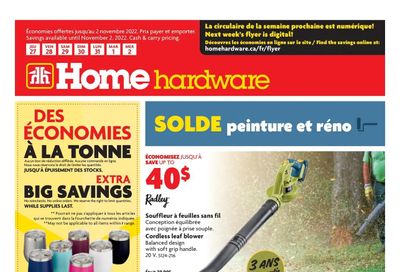 Home Hardware (QC) Flyer October 27 to November 2