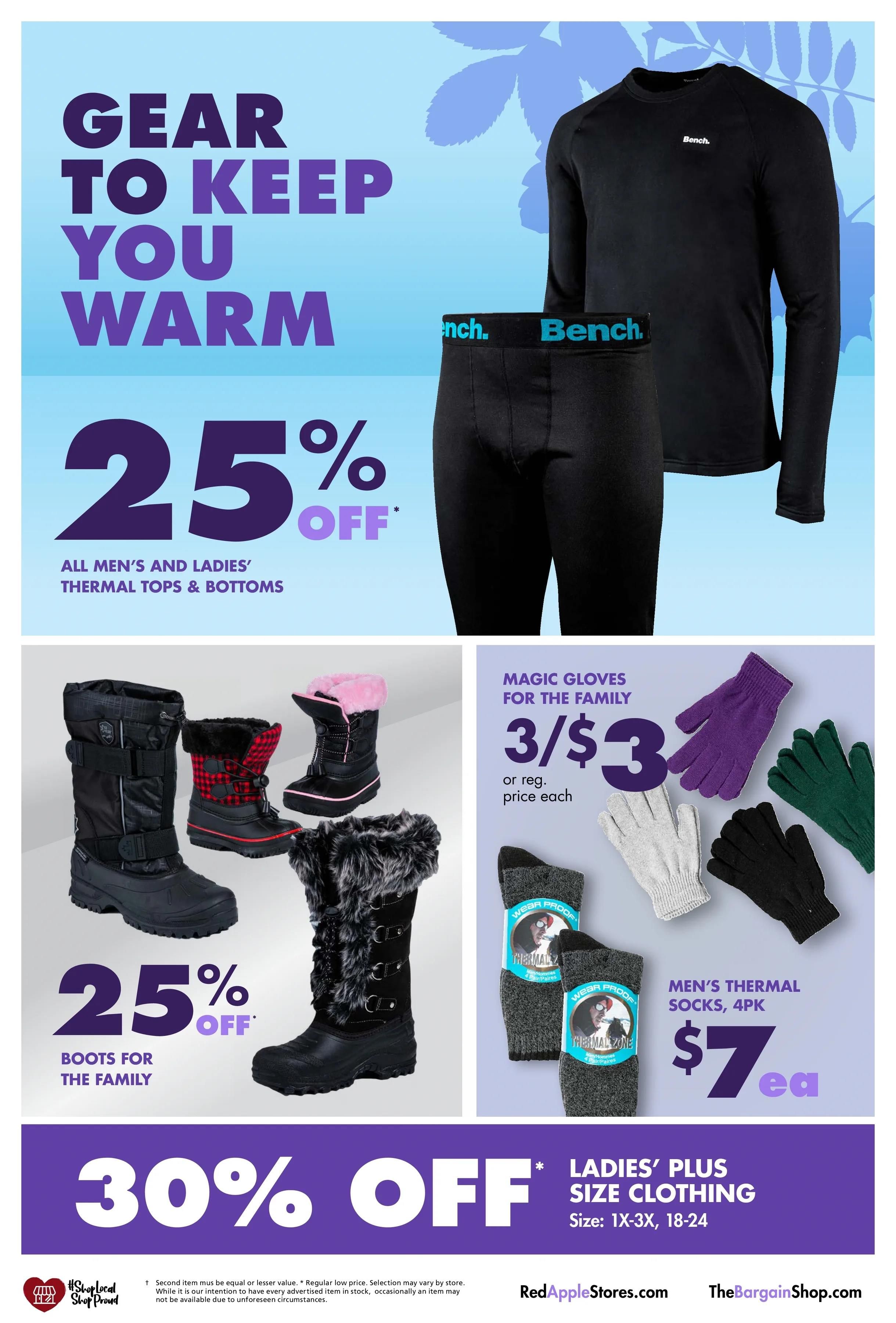 The Bargain Shop & Red Apple Stores Flyer October 27 to 31