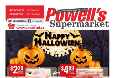 Powell's Supermarket Flyer October 27 to November 2