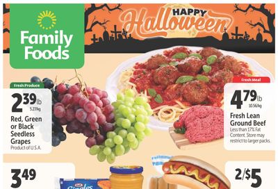 Family Foods Flyer October 27 to November 2
