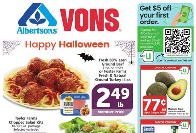 Albertsons (CA) Weekly Ad Flyer Specials October 26 to November 1, 2022