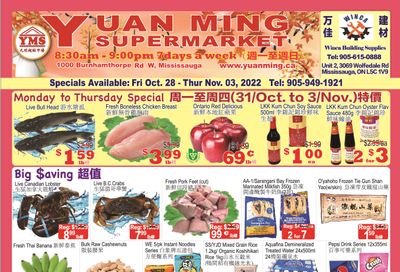 Yuan Ming Supermarket Flyer October 28 to November 3