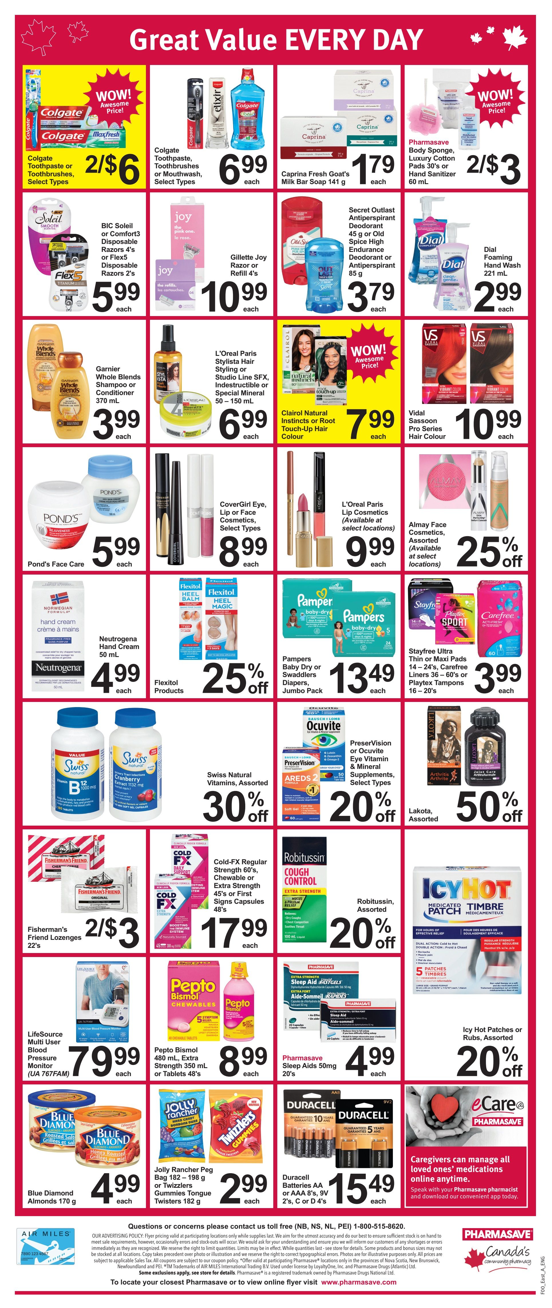 Pharmasave (Atlantic) Flyer October 28 to November 3