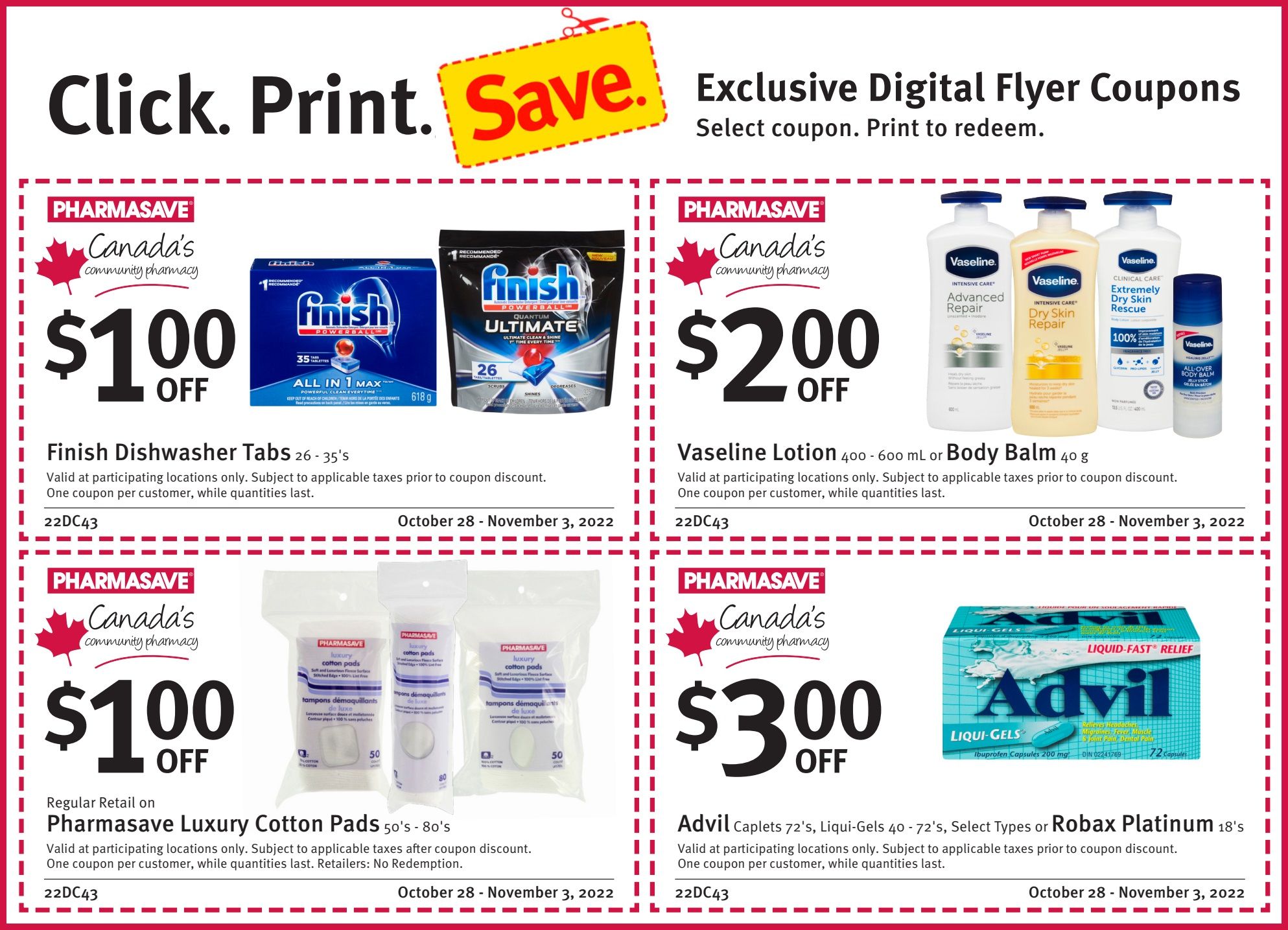 Pharmasave (ON) Flyer October 28 to November 3