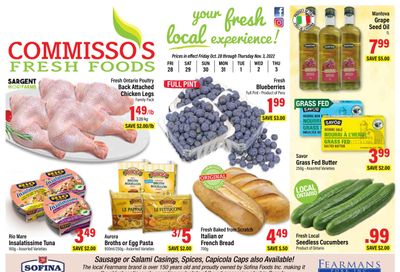 Commisso's Fresh Foods Flyer October 28 to November 3