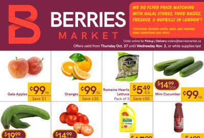 Berries Market Flyer October 27 to November 2