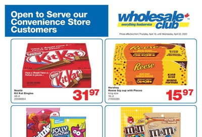 Wholesale Club (West) Flyer April 16 to 22