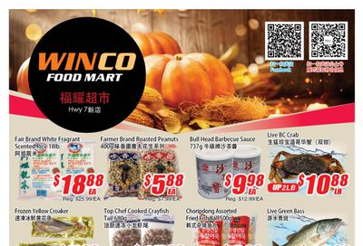WinCo Food Mart (HWY 7) Flyer October 27 to November 2