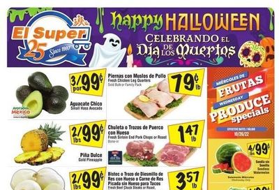 El Super (CA, NM, NV, TX) Weekly Ad Flyer Specials October 26 to November 1, 2022