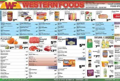 Western Foods Flyer October 26 to November 1