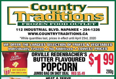 Country Traditions Flyer April 16 to 23