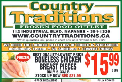 Country Traditions Flyer October 27 to November 3