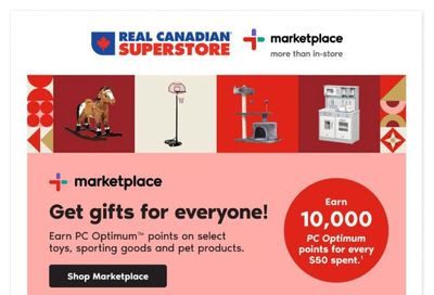 Real Canadian Superstore Market Place Flyer October 27 to November 2