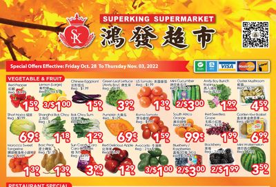 Superking Supermarket (North York) Flyer October 28 to November 3