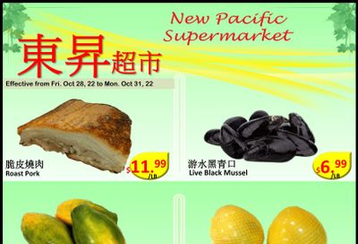 New Pacific Supermarket Flyer October 28 to 31