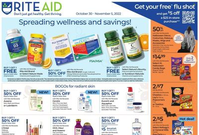 RITE AID Weekly Ad Flyer Specials October 30 to November 5, 2022