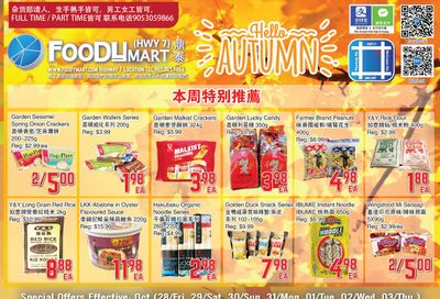 FoodyMart (HWY7) Flyer October 28 to November 3