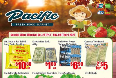 Pacific Fresh Food Market (North York) Flyer October 28 to November 3
