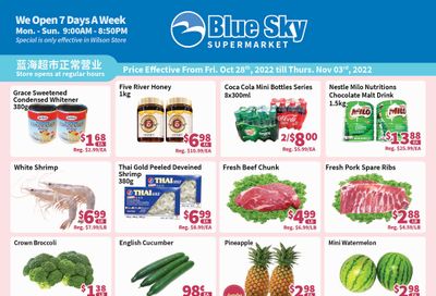 Blue Sky Supermarket (North York) Flyer October 28 to November 3