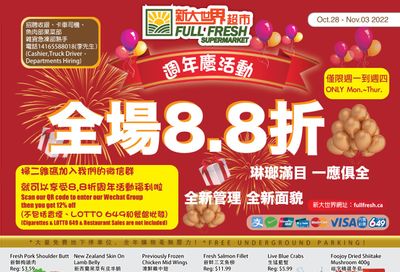 Full Fresh Supermarket Flyer October 28 to November 3