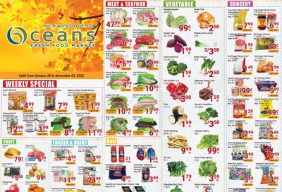 Oceans Fresh Food Market (Mississauga) Flyer October 28 to November 3