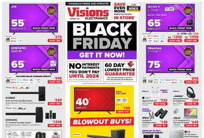 Visions Electronics Flyer October 28 to November 3