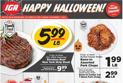 IGA (VA) Weekly Ad Flyer Specials October 26 to November 1, 2022