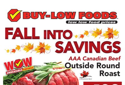 Buy-Low Foods Flyer October 30 to November 5