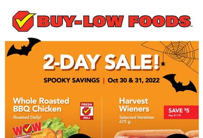 Buy-Low Foods 2-Days Sale Flyer October 30 and 31
