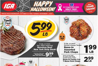 IGA (TN) Weekly Ad Flyer Specials October 26 to November 1, 2022