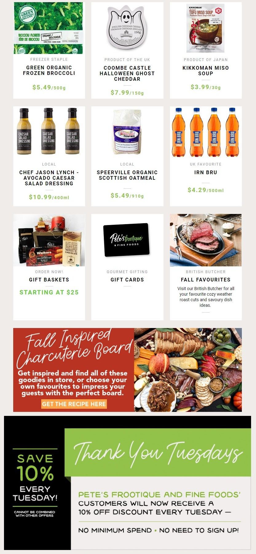 Pete's Fine Foods Flyer October 27 to November 2