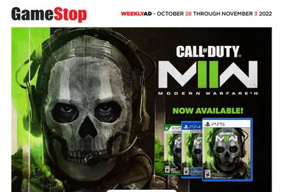 GameStop Flyer October 28 to November 3