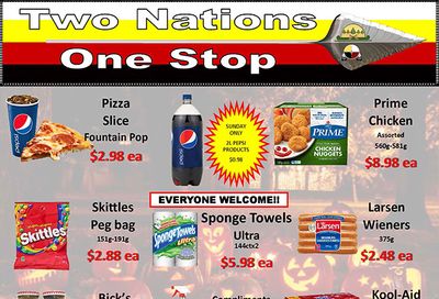 Two Nations One Stop Flyer October 28 to November 3