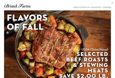 Bristol Farms (CA) Weekly Ad Flyer Specials October 26 to November 8, 2022