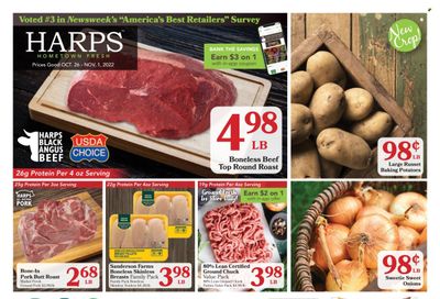 Harps Hometown Fresh (OK) Weekly Ad Flyer Specials October 26 to November 1, 2022