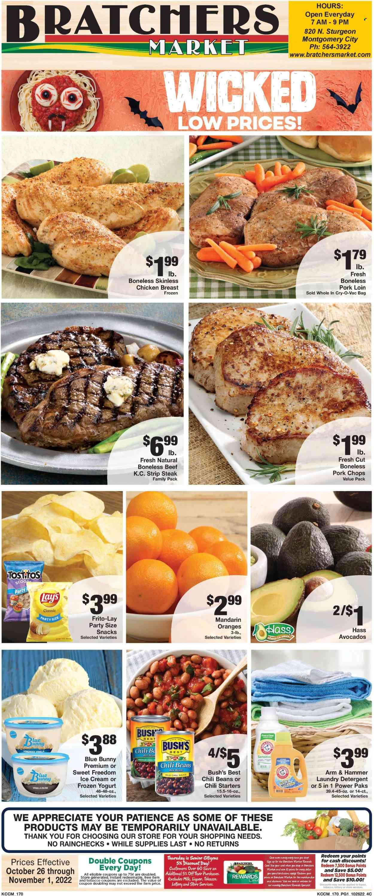 Bratchers Market (MO) Weekly Ad Flyer Specials October 26 to November 1, 2022