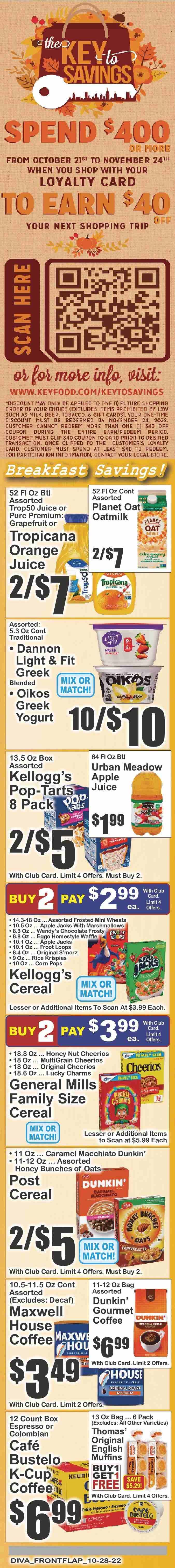 Brooklyn Fare (NY) Weekly Ad Flyer Specials October 28 to November 3, 2022