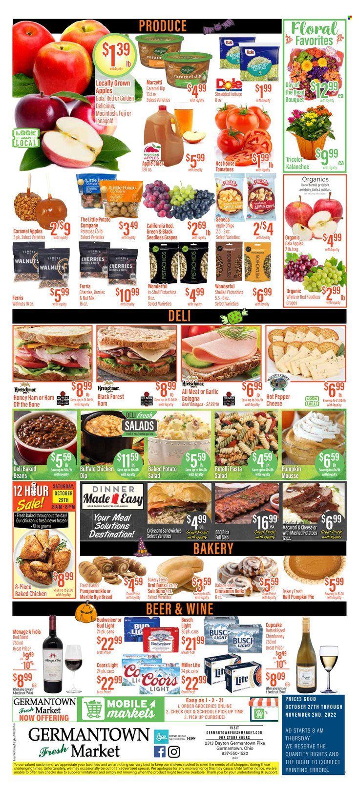 Germantown Fresh Market (OH) Weekly Ad Flyer Specials October 27 to November 2, 2022