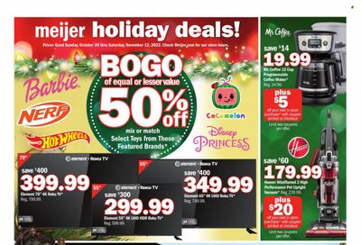 Meijer (IL, IN, KY, MI, OH, WI) Weekly Ad Flyer Specials October 30 to November 12, 2022