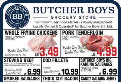 Butcher Boys Grocery Store Flyer October 28 to November 3