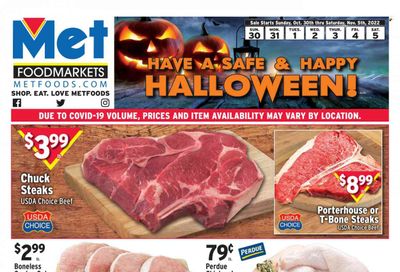 Met Foodmarkets Weekly Ad Flyer Specials October 30 to November 5, 2022
