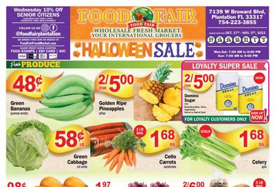Food Fair Fresh Market (FL) Weekly Ad Flyer Specials October 27 to November 2, 2022